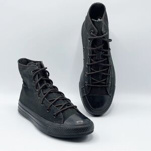 Converse All Star Chuck Taylor black on black high too sneakers - Kids 5